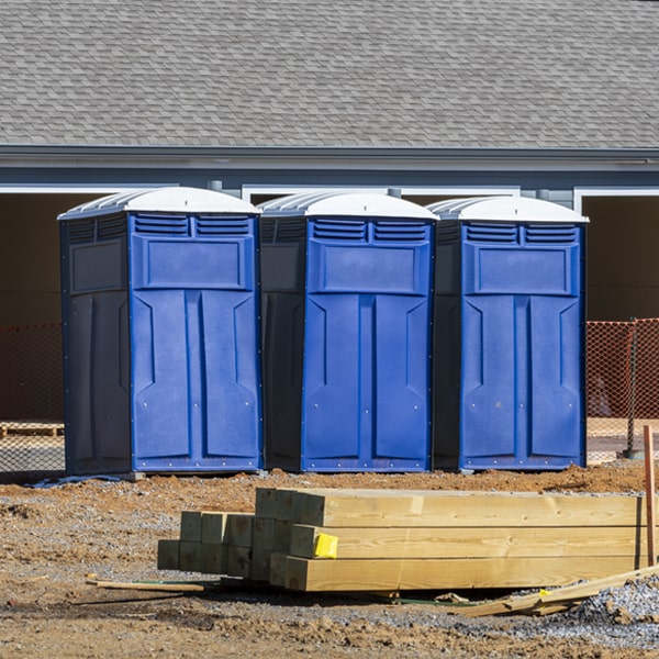 is there a specific order in which to place multiple portable restrooms in Port Trevorton